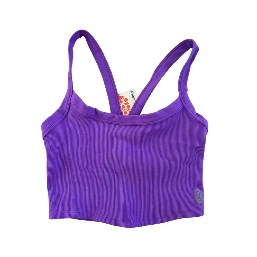 Free People Movement All Clear Solid Cami Super Berry ( M/L ) - Picture 3 of 4